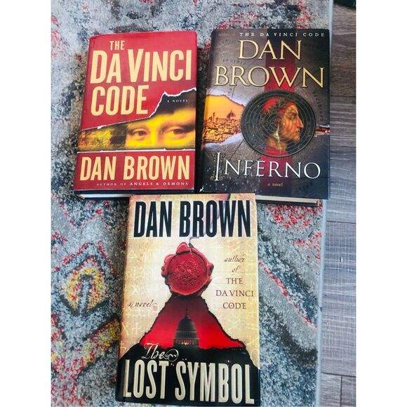 Dan Brown Inferno,The Da Vinci Code,The Lost Symbol 3 books - Picture 1 of 2